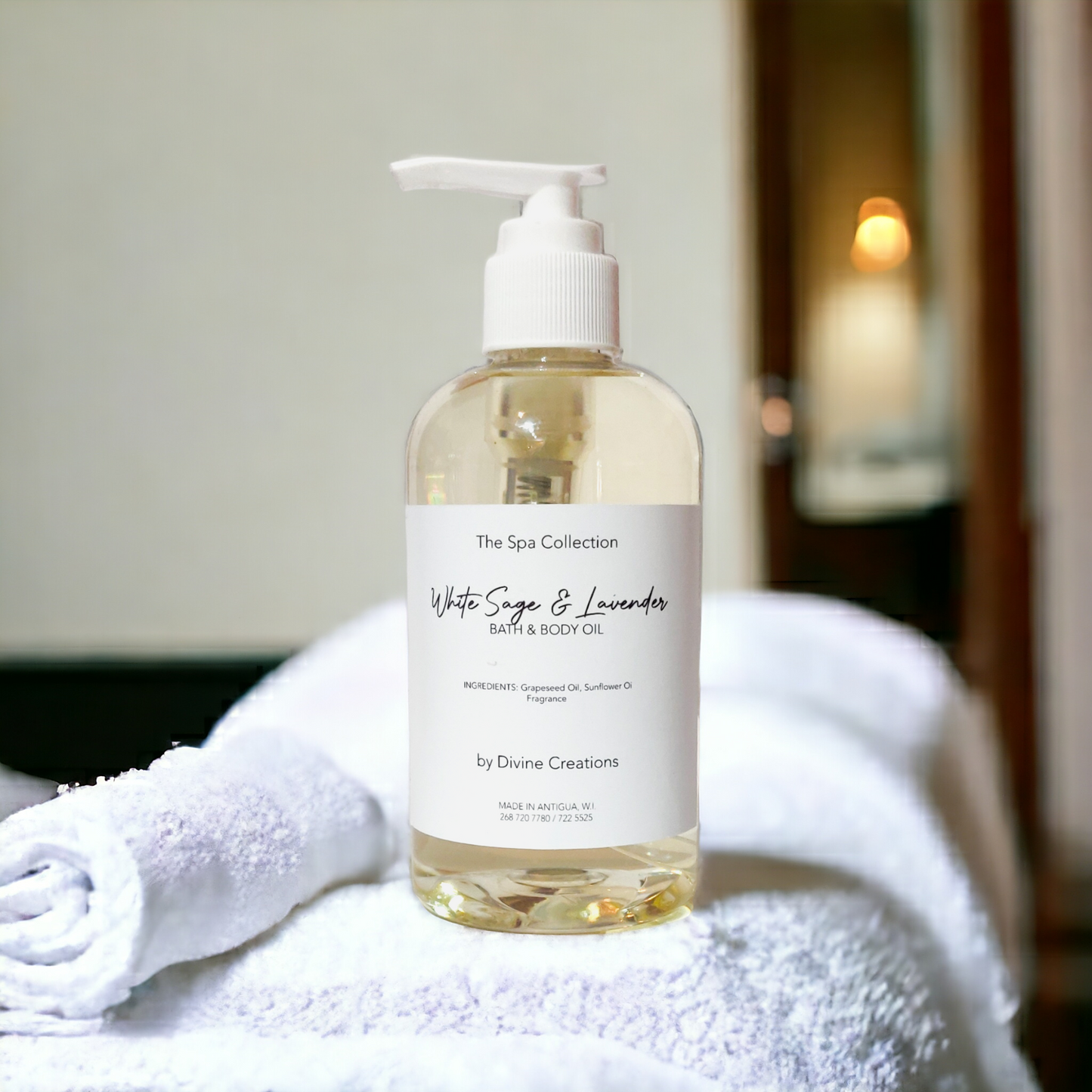 White Sage & Lavender Bath & Body Oil
